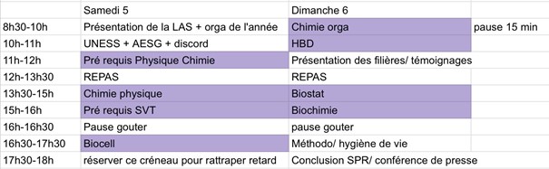 Planning SPR LAS